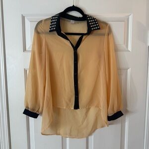 Vintage Love Republic Sheer Women's Blouse